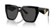 Dolce Gabbana 2025 NEW Model DG4438 501/87 Woman Sunglasses Black Acetate Black Lenses