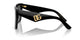Dolce Gabbana 2025 NEW Model DG4438 501/87 Woman Sunglasses Black Acetate Black Lenses