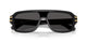 Dolce Gabbana 2025 NEW Model DG4507  501/87 Unisex Pilot Sunglasses Black Acetate with Black Lenses