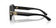 Dolce Gabbana 2025 NEW Model DG4507  501/87 Unisex Pilot Sunglasses Black Acetate with Black Lenses