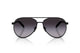 Prada NEW PILOT MODEL PR B57S AAV90A Unisex Aviator Metal Acetat Sunglass Black