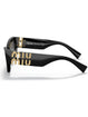 Miu Miu MU 09WS 1AB5S0 Women Cat Eye Sunglasses Black Summer Sunglasses