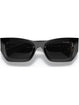 Miu Miu MU 09WS 1AB5S0 Women Cat Eye Sunglasses Black Summer Sunglasses