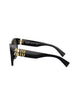 Miu Miu MU 01YS 1AB5D1 Women Cat Eye Sunglasses Black Summer Sunglasses