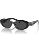 Prada PR 26ZS 16K08Z Women Cat Eye Sunglasses Black Summer Eyewear