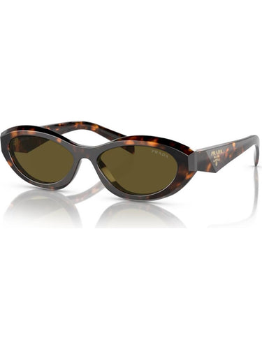 Prada PR 26ZS 14L09Z Women Cat Eye Sunglasses Brown Summer Glasses