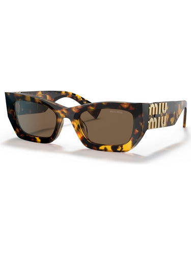 Miu Miu MU 09WS VAU06B Women Cat Eye Sunglasses Havana Sunglasses
