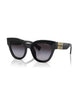 Miu Miu MU 01YS 1AB5D1 Women Cat Eye Sunglasses Black Summer Sunglasses