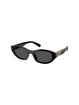 Miu Miu MU A03S 16K08Z Women Cat Eye Sunglasses Black