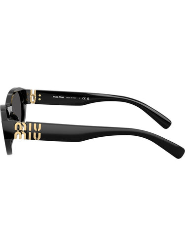 Miu Miu MU A03S 16K08Z Women Cat Eye Sunglasses Black