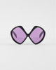 Prada 2025 NEW Model PR B21S CATWALK Sunglass Black with Purple Lenses