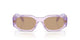 Versace BIGGIE VE4361 552663  Unisex Sunglasses Purple Cristal Acetate with Light Brown Lenses