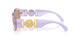 Versace BIGGIE VE4361 552663  Unisex Sunglasses Purple Cristal Acetate with Light Brown Lenses