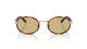 Prada NEW ROUND MODEL PR B56S 21E10R Unisex Round Metal Acetat Sunglass Havana Brown