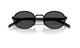 Prada NEW ROUND MODEL PR B56S AAV08Z Unisex Round Metal Acetat Sunglass Black
