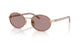 Prada NEW ROUND MODEL PR B56S 24E20I Unisex Round Metal Acetate Sunglass Light Brown