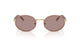 Prada NEW ROUND MODEL PR B56S 24E20I Unisex Round Metal Acetate Sunglass Light Brown