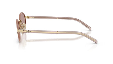 Prada NEW ROUND MODEL PR B56S 24E20I Unisex Round Metal Acetate Sunglass Light Brown