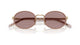 Prada NEW ROUND MODEL PR B56S 24E20I Unisex Round Metal Acetate Sunglass Light Brown