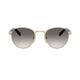 Prada PR B52S ZVN02C Unisex Round Metal Gold Sunglass