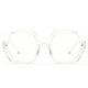 Hexagonal Woman Fashion Sanches Eyewear Crystal Frame PK01-CLK07