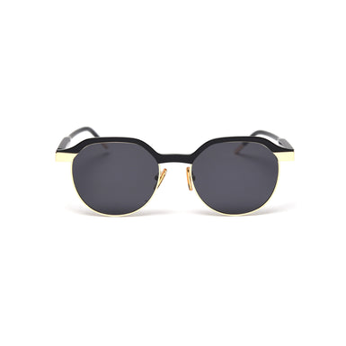 UV400 Hexagonal Unisex Fashion Sunglasses Sanches Eyewear Black Frame Black Lens PK13-CLK01