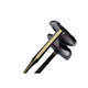 UV400 Woman Fashion  Irregular Shape Sunglasses Sanches Eyewear Black Frame Black Gradient Lens PK08-PRD01