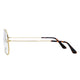 Pilot Retro Eyewear Sanches Gold Optical Metal Frame Large 59*14