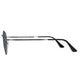 Polarized Hexagonal Sunglasses Vogs 630A Smoked Grey Eyewear Smoked Grey Lenses