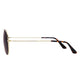 Polarized Pilot Sunglasses Vogs Raptor Gold Eyewear Brown Lenses - Medium Size