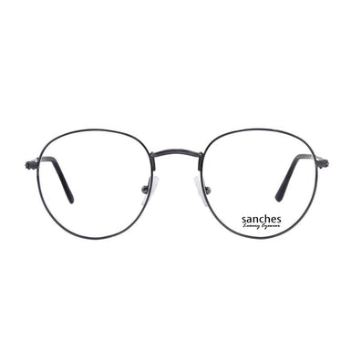 Round Retro Eyewear Sanches Smoked Grey / Gunmetal Optical Frame