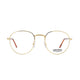 Round Retro Eyewear Sanches Gold Optical Metal Frame