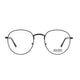 Round Retro Eyewear Sanches Black Optical Frame