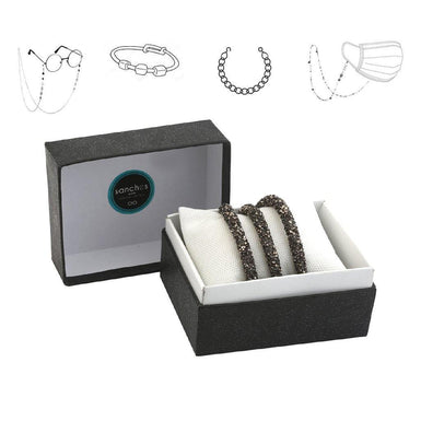 Czech crystal Eyewear Chain 4 in1 Eyewear Strap , Mask Holder , Bracelet and Necklace
